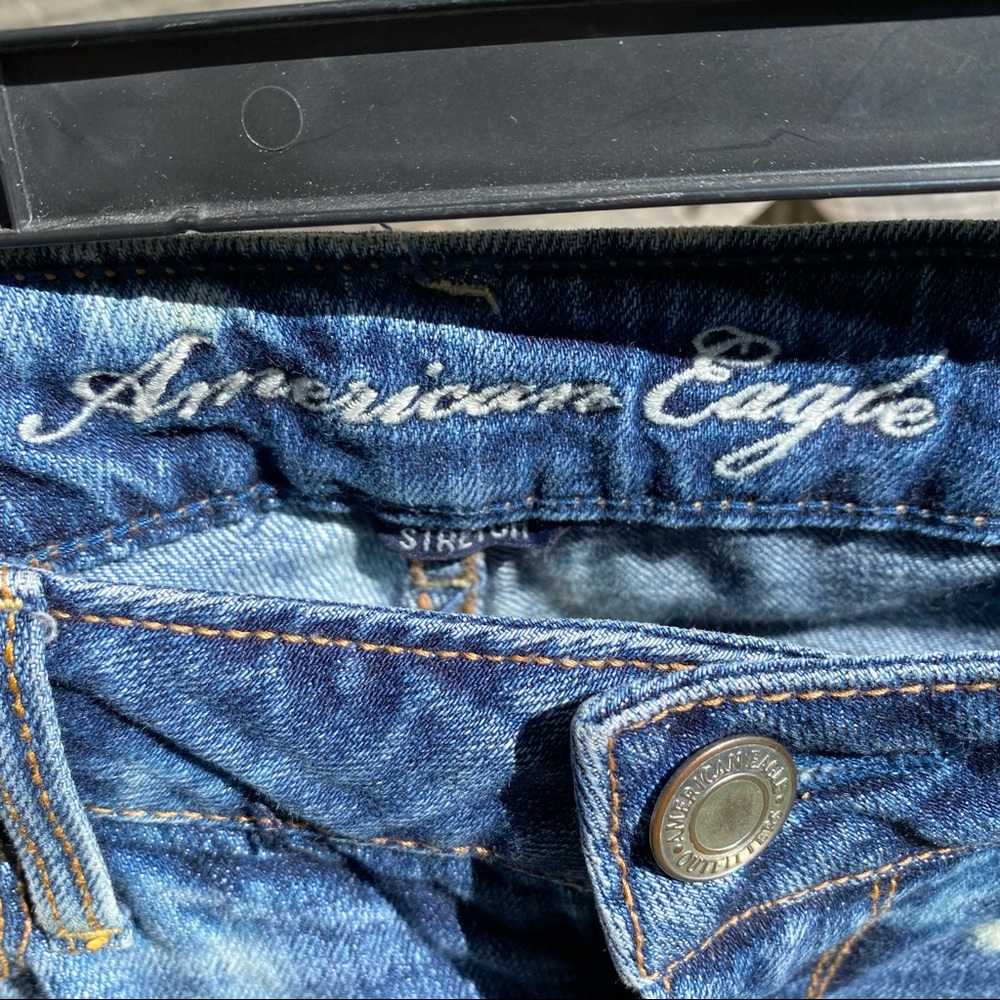 American Eagle Stretch Custom Designed Jeans Sz4 - image 4